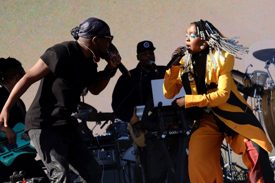 Wyclef Jean and Lauryn Hill at Coachella 2024